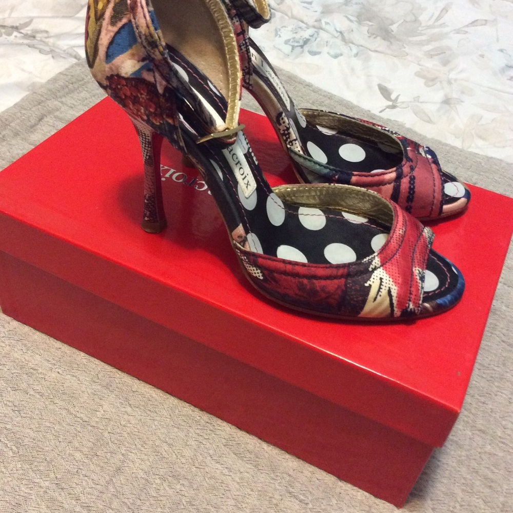 Vintage Christian Lacroix pumps. - Picture 7 of 8